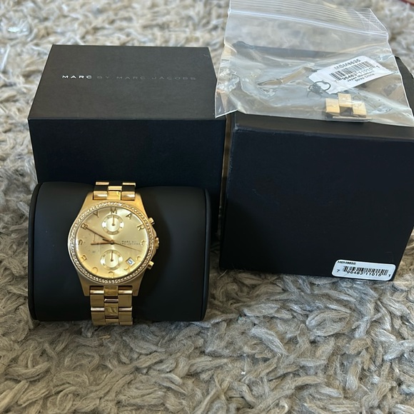 Marc by Marc Jacobs gold tone chronograph watch. - Picture 1 of 5
